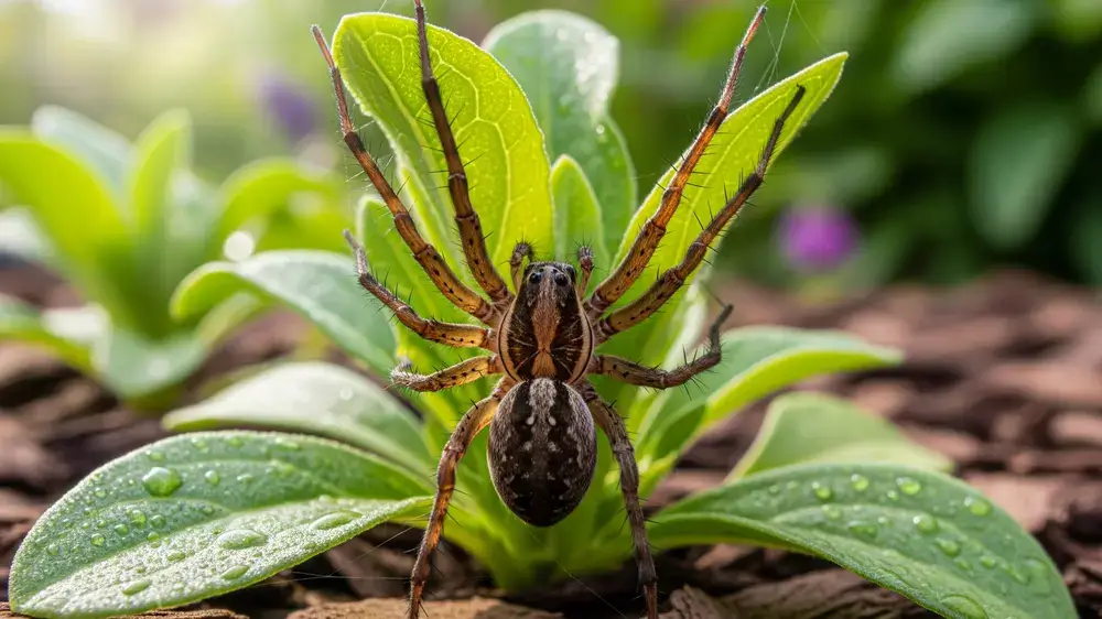 Brown Gardening Spider Benefits for Pest Control 2