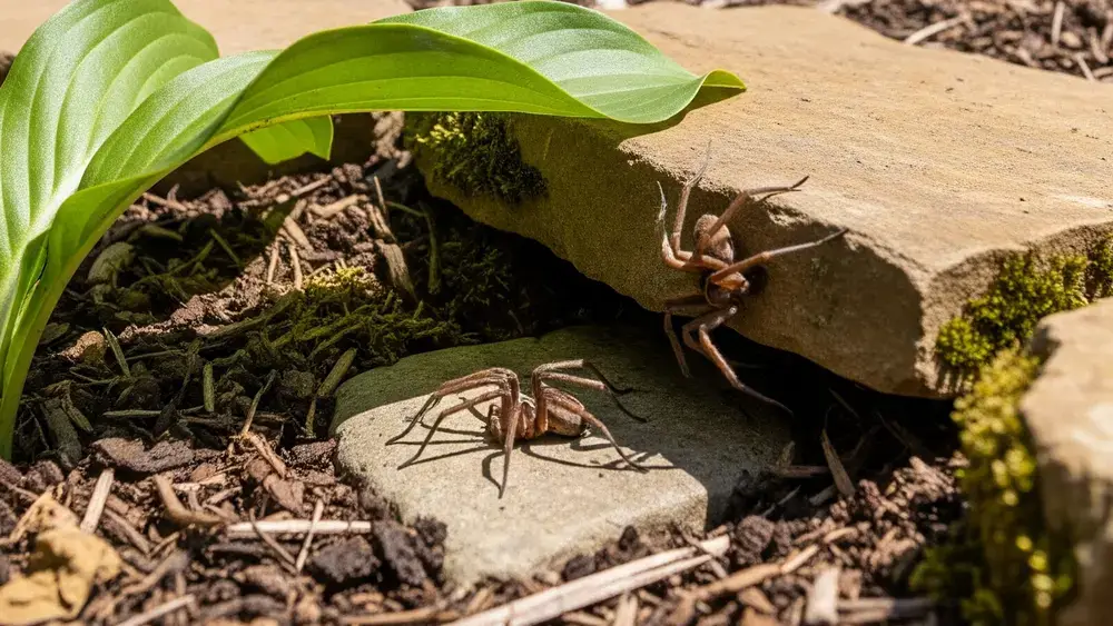 Brown Gardening Spider Benefits for Pest Control 3