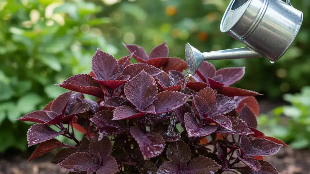 How to Grow a Dark Purple Coleus Plant 4