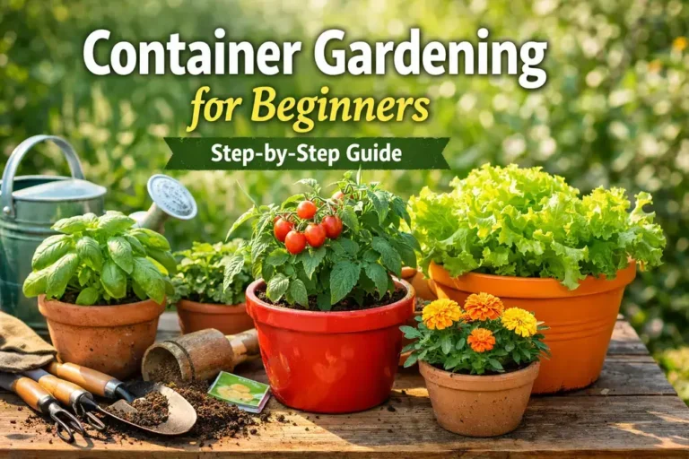 Container Gardening for Beginners Step-by-Step Guide