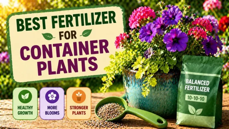 Best Fertilizer for Container Plants