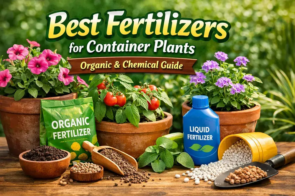 Best Fertilizers for Container Plants (Organic & Chemical Guide)