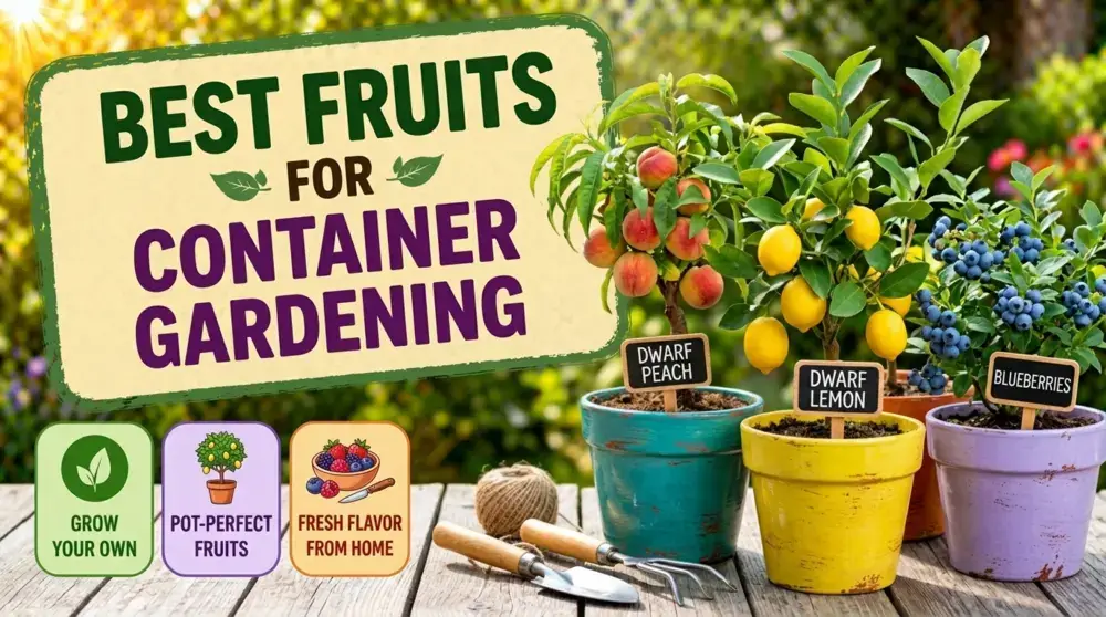 Best Fruits for Container Gardening (Small Space Guide)