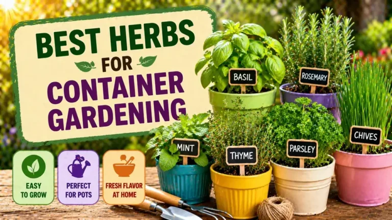 Best Herbs for Container Gardening