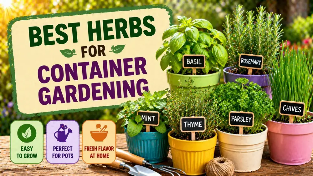 Best Herbs for Container Gardening