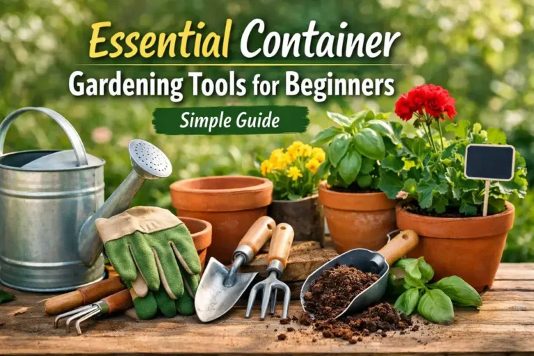 Essential Container Gardening Tools for Beginners