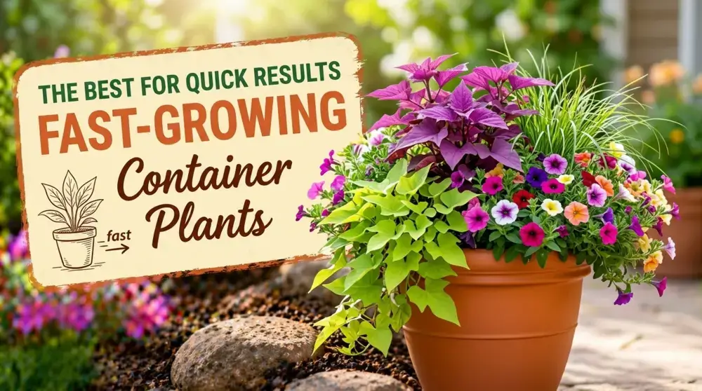 Fast Growing Container Plants for Quick Results