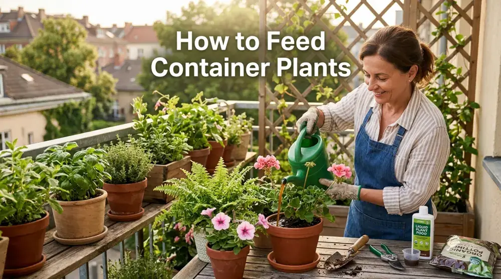 Feeding Container Plants Step-by-Step | Best Fertilizer for Container Plants