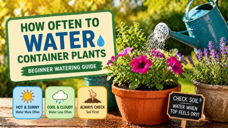 How Often to Water Container Plants