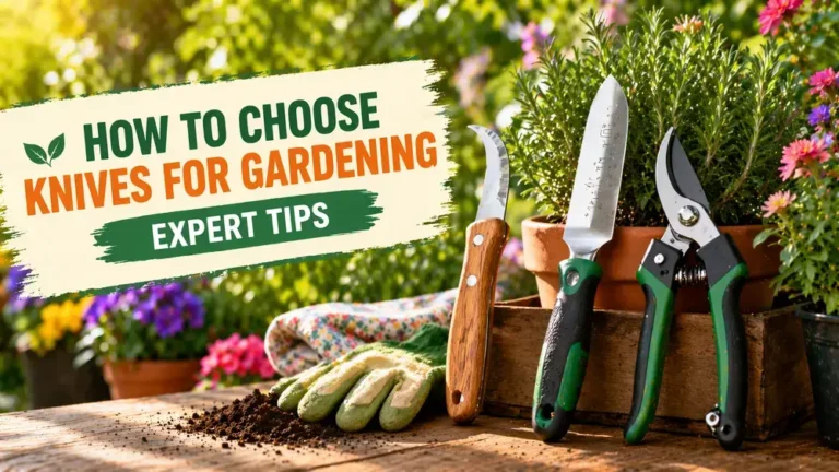 How to Choose Knives for Gardening