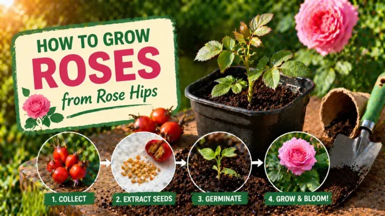 How to Grow Roses from Rose Hips