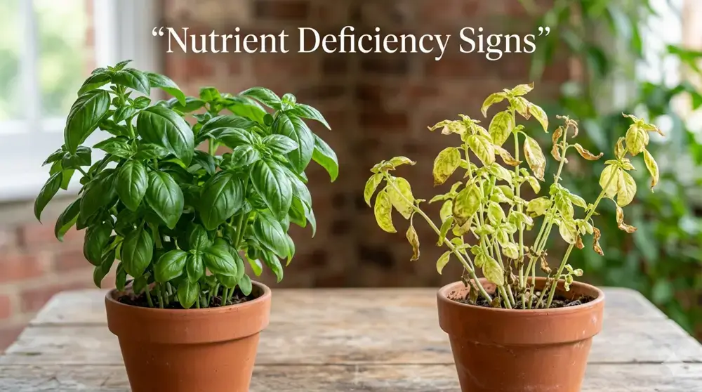 Signs of Nutrient Deficiency in Potted Plants