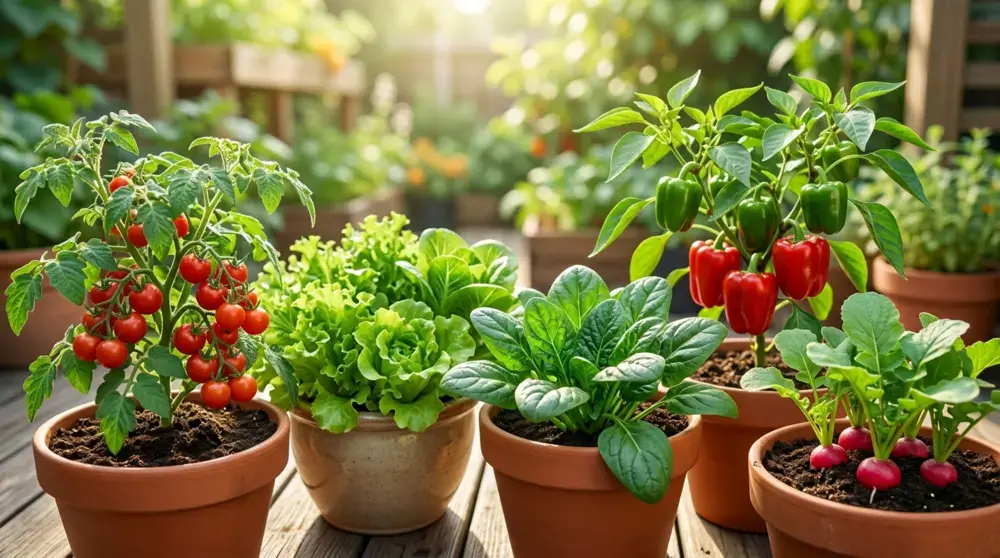 Top Vegetables Growing in Pots