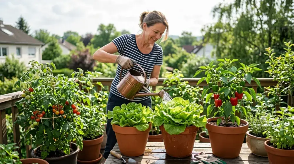 Watering and Caring for Container Plants