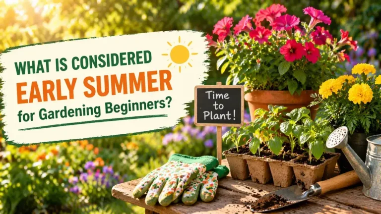 What Is Considered Early Summer for Gardening Beginners