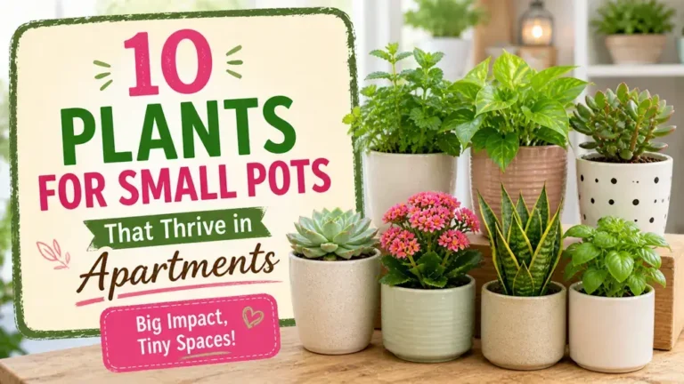 10 Plants for Small Pots That Thrive in Apartments