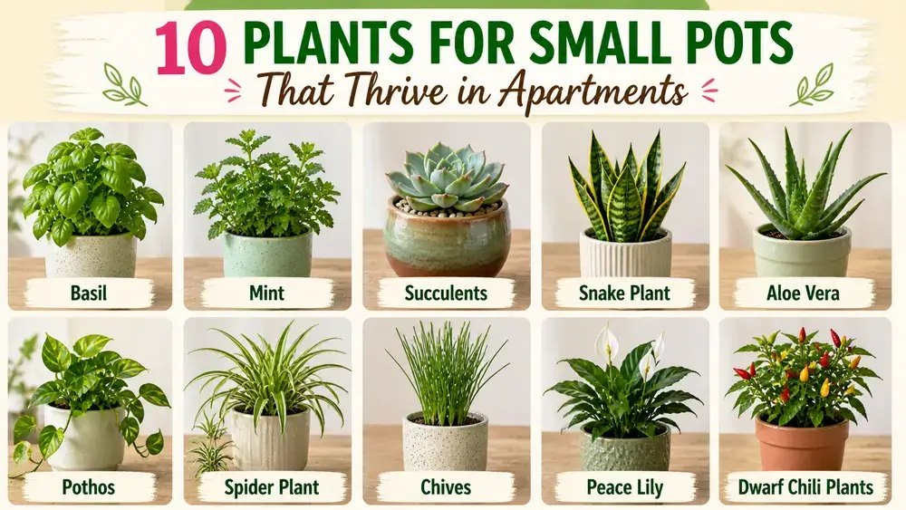 10 Plants for Small Pots