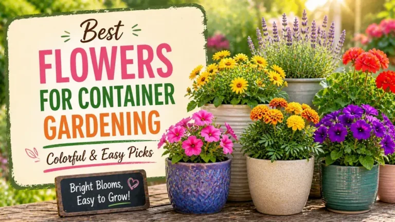 Best Flowers for Container Gardening (Colorful & Easy Picks)