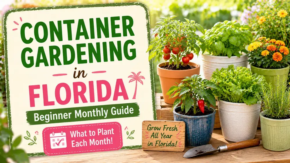 Container Gardening in Florida Beginner Monthly Guide