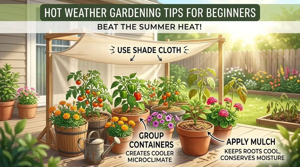 Protecting Container Plants from Extreme Heat