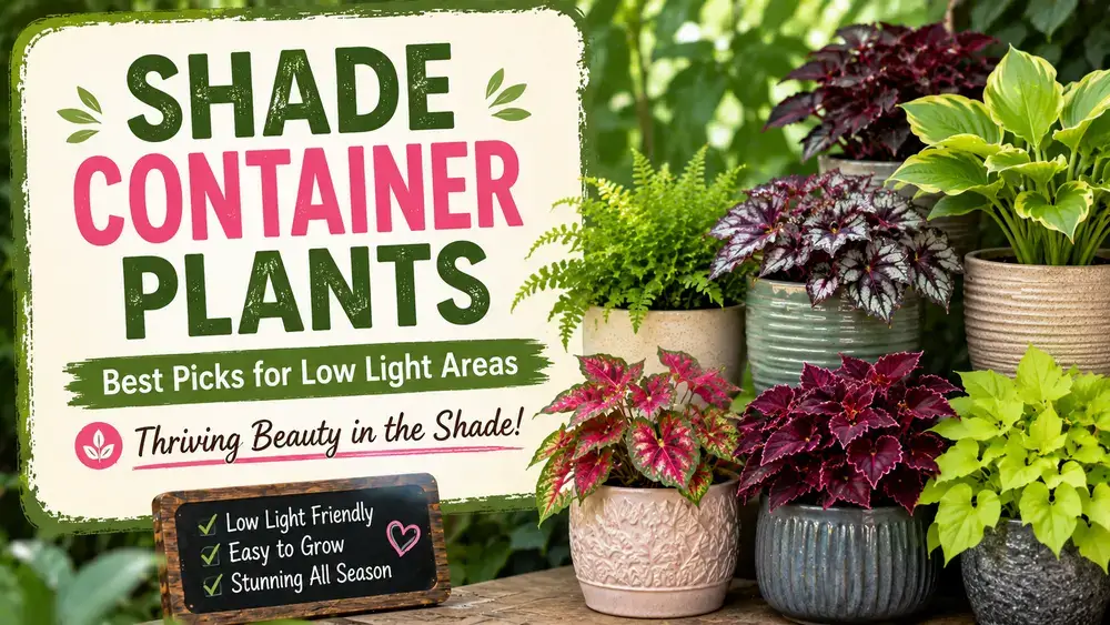 Shade Container Plants Best Picks for Low Light Areas