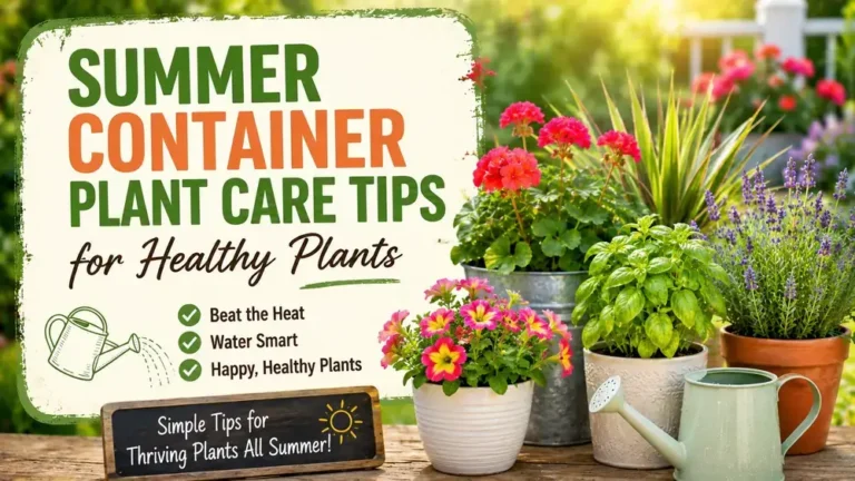 Summer Container Plant Care Tips for Healthy Plants