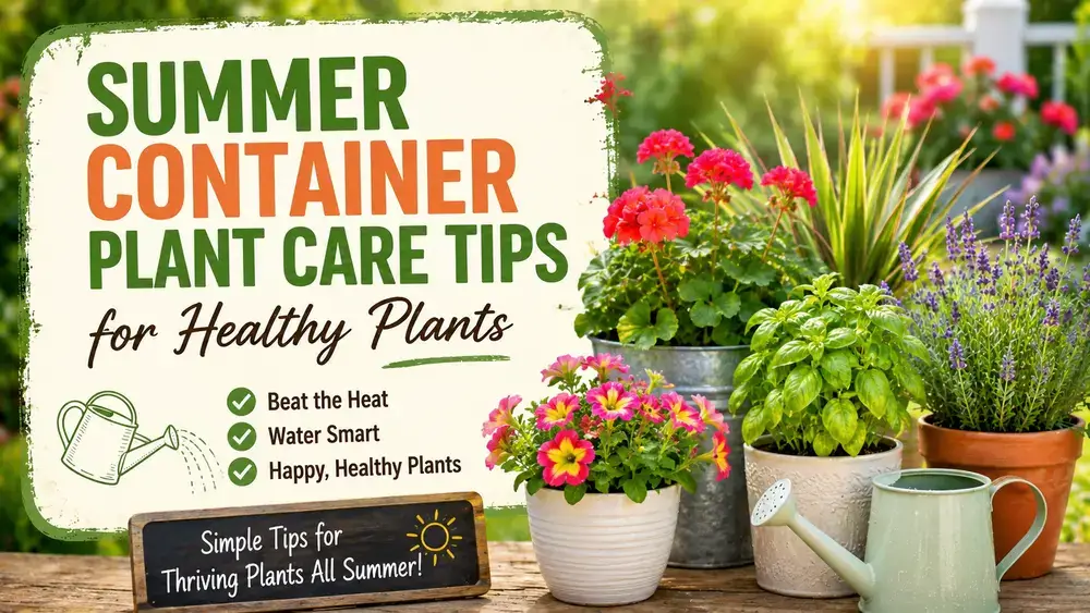 Summer Container Plant Care Tips for Healthy Plants