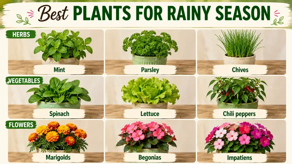 Best Plants for Rainy Season