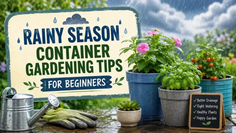Rainy Season Container Gardening Tips for Beginners