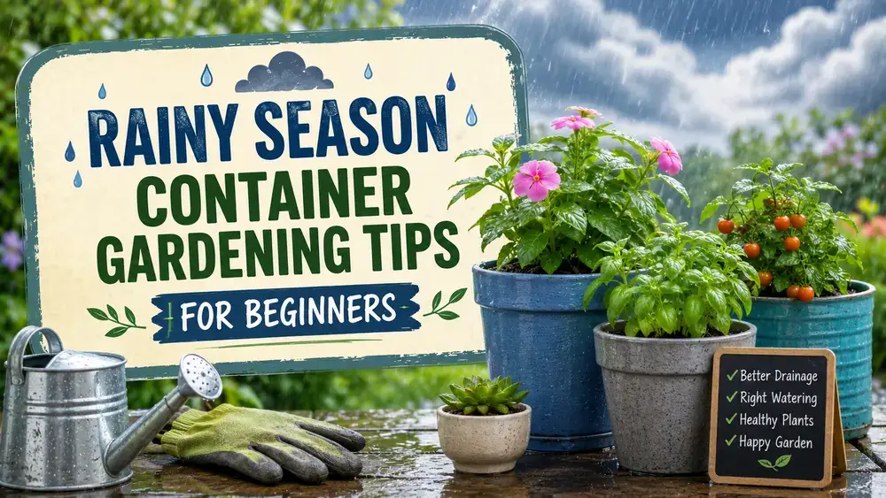 Rainy Season Container Gardening Tips for Beginners