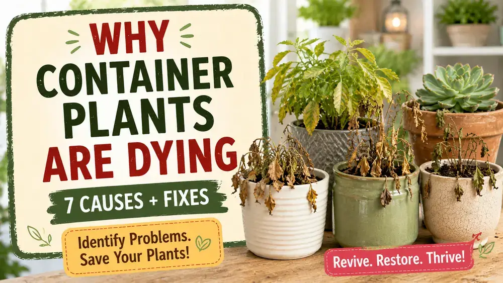 Why Container Plants Are Dying 7 Causes & Fixes